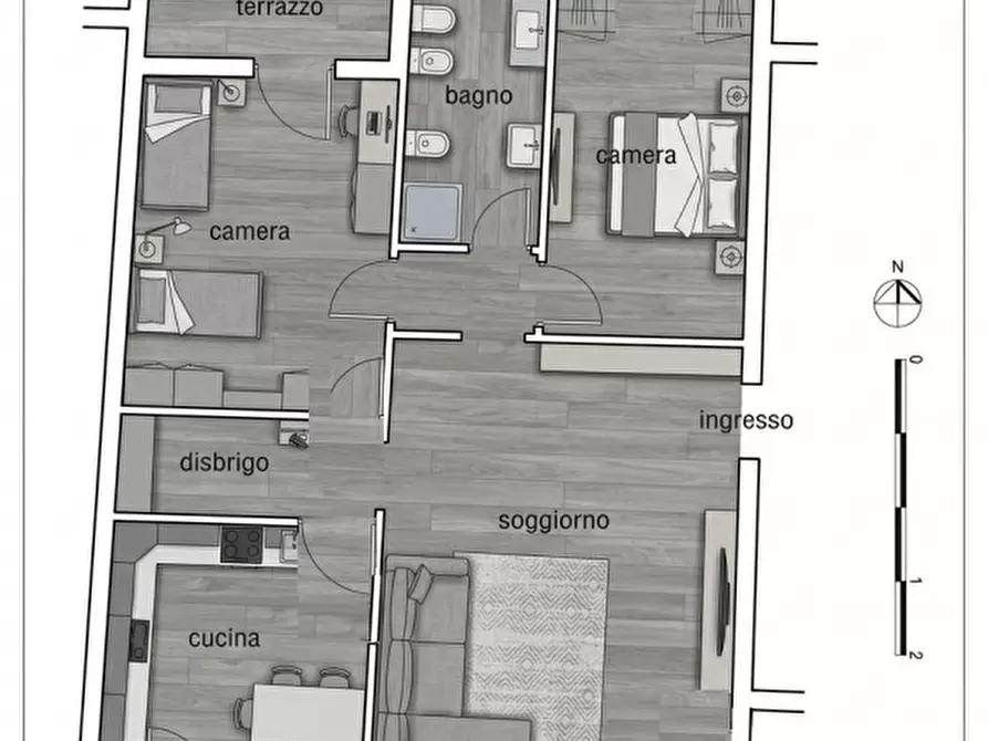 Immagine 12 di Appartamento in vendita  in Via Giovanni XXIII a Fontaniva