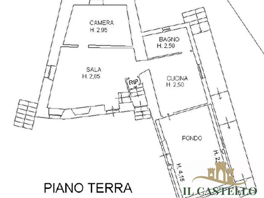 Immagine 19 di Casa indipendente in vendita  a Piegaro