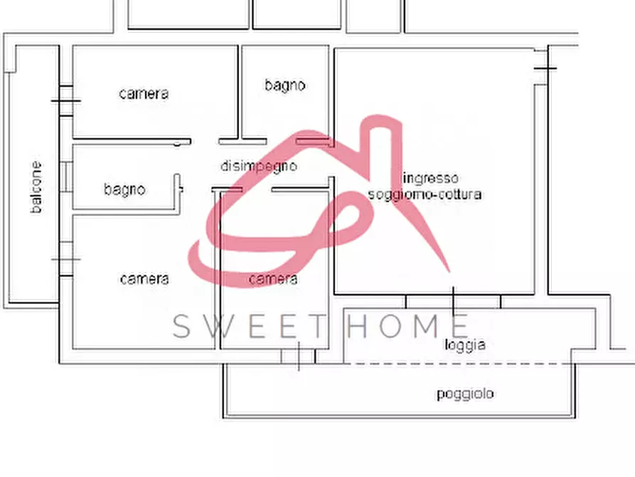 Immagine 2 di Appartamento in vendita  in Via Leonardo da Vinci a Vigodarzere