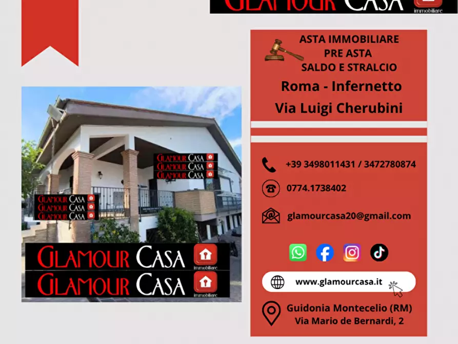 Immagine 1 di Villa in vendita  in Via Luigi Cherubini a Roma