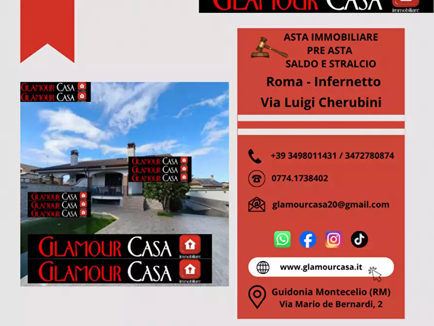 Immagine 3 di Villa in vendita  in Via Luigi Cherubini a Roma