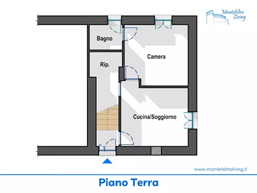 Immagine 15 di Casa bifamiliare in vendita  in Strada Provinciale San Sisto a Piandimeleto