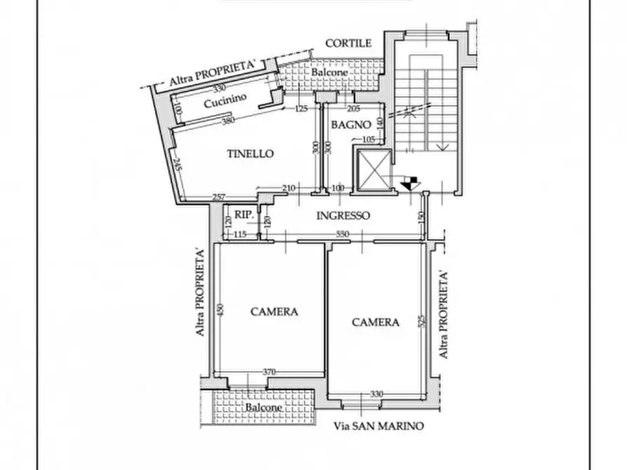 Immagine 23 di Appartamento in vendita  in Via San Marino a Torino