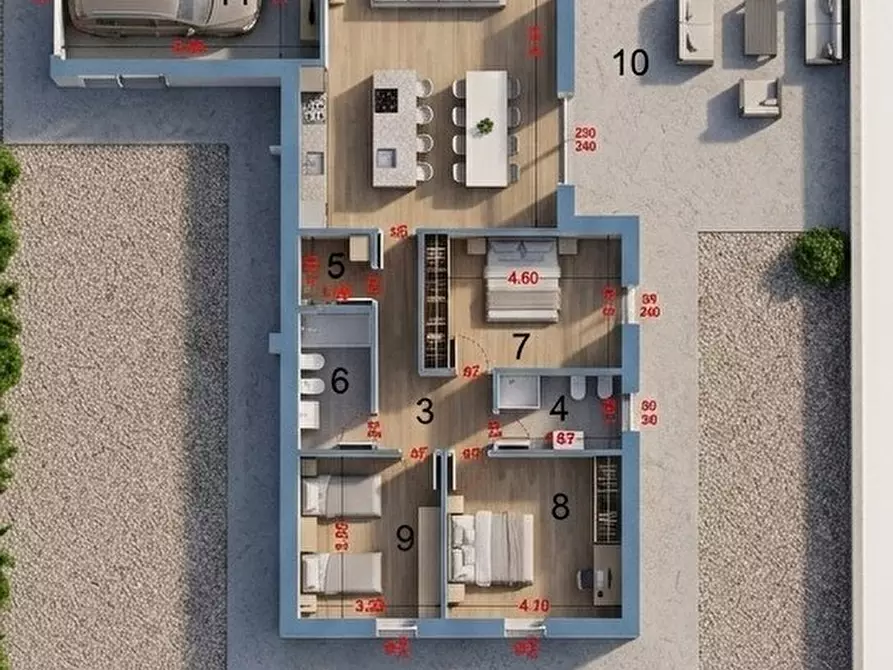 Immagine 17 di Casa bifamiliare in vendita  a Teolo