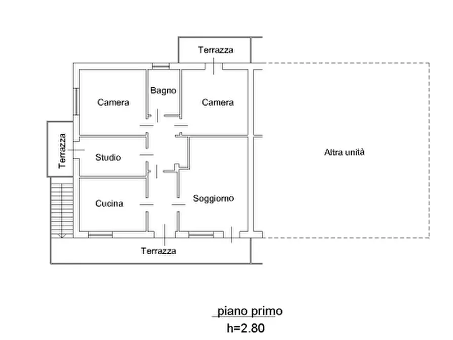 Immagine 5 di Appartamento in vendita  in Via Lancieri di Firenze, 27 a Giavera Del Montello