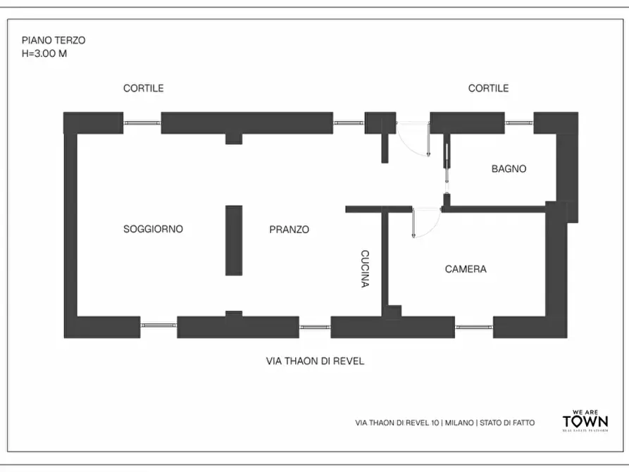 Immagine 38 di Appartamento in vendita  in via Thaon Di Revel 10 a Milano