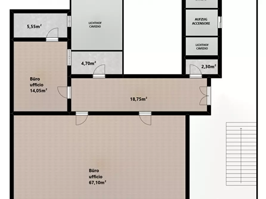 Immagine 11 di Ufficio in affitto  in Via Cassa di Risparmio - Sparkassenstraße a Bolzano