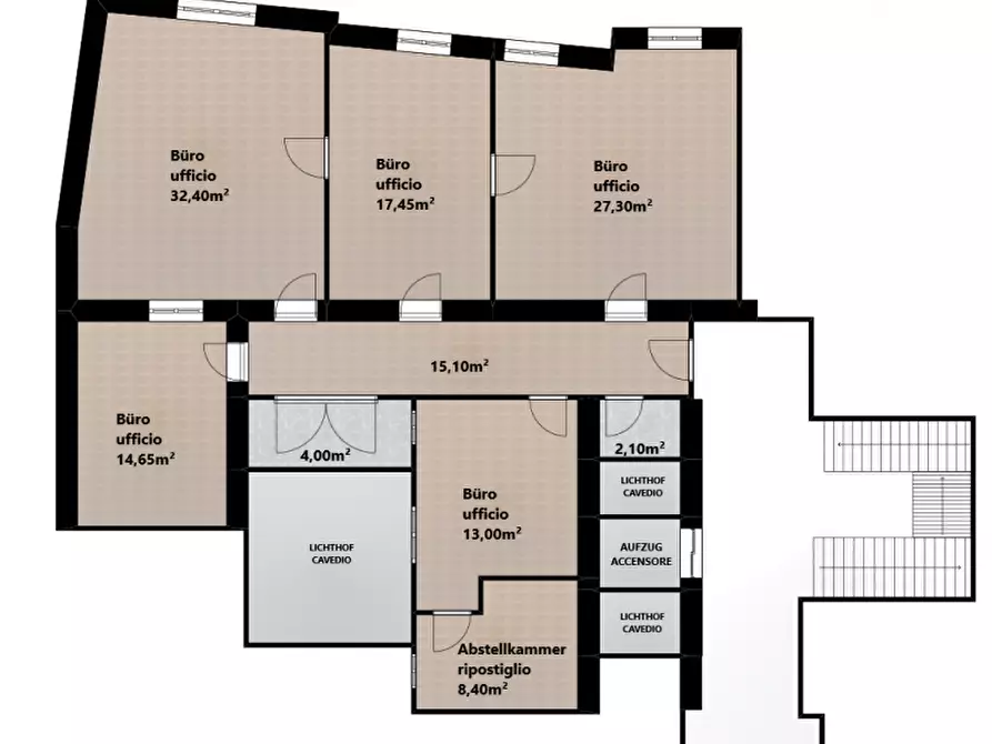 Immagine 11 di Ufficio in affitto  in Via Cassa di Risparmio - Sparkassenstraße a Bolzano