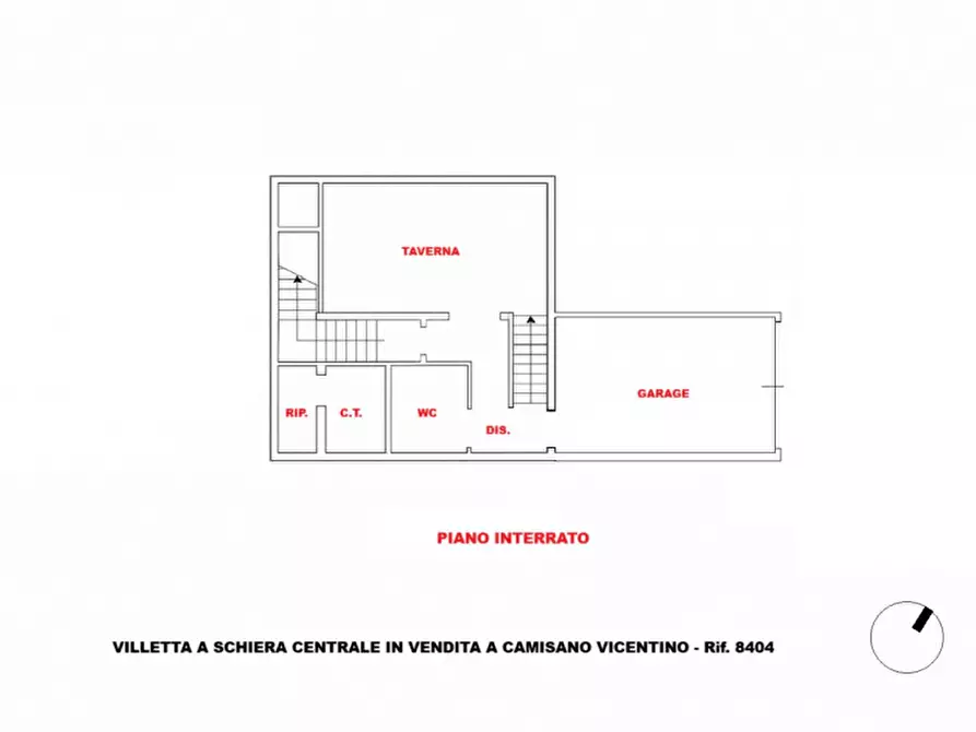 Immagine 23 di Villetta a schiera in vendita  in Via Roma a Camisano Vicentino