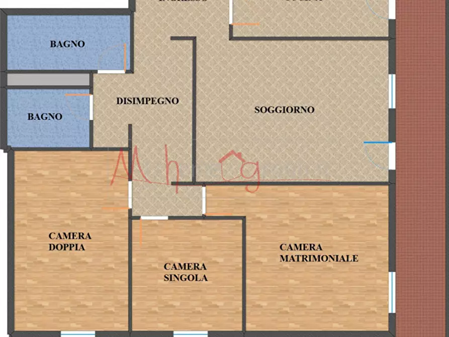 Immagine 29 di Appartamento in vendita  in Via Caravaggio a Albignasego