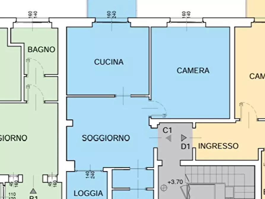 Immagine 54 di Appartamento in vendita  in Via Giacomo Matteotti 3 a Settimo Torinese