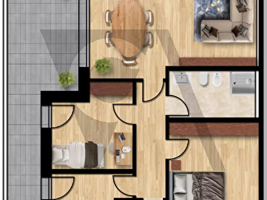 Immagine 3 di Appartamento in vendita  in VIA CORSO a Camposampiero