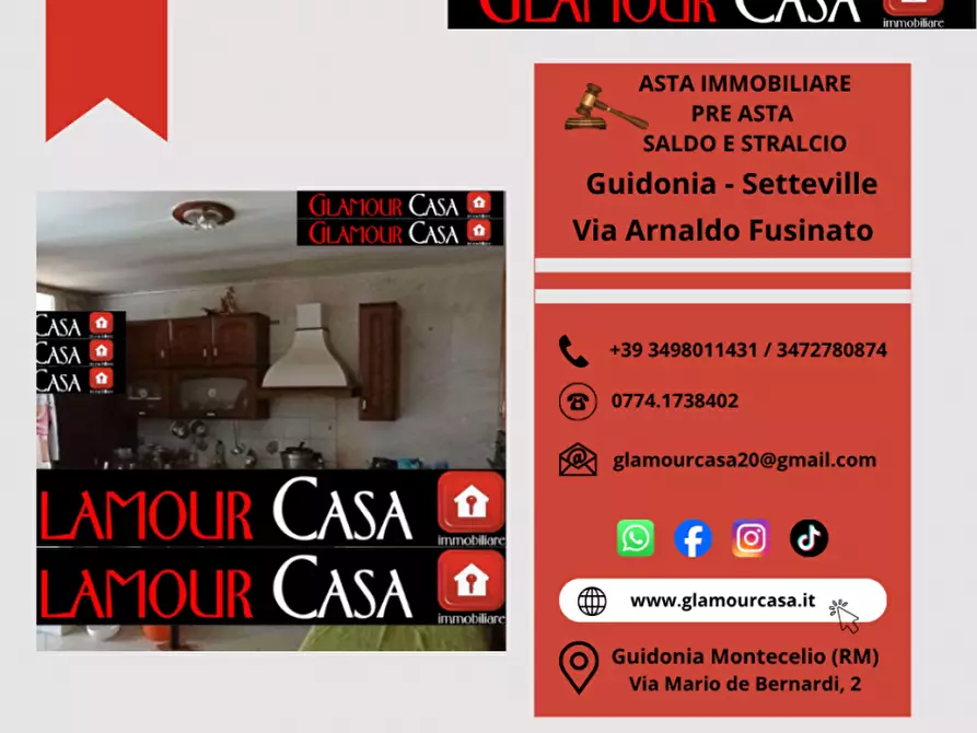 Immagine 3 di Appartamento in vendita  in Via Arnaldo Fusinato a Guidonia Montecelio