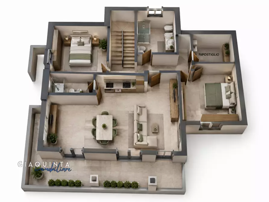 Immagine 9 di Casa indipendente in vendita  in Via Pio La Torre n. 1 a Palagonia