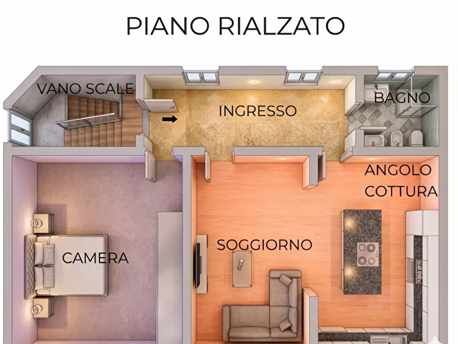 Immagine 52 di Appartamento in vendita  in via john e robert kennedy a Monte San Pietro