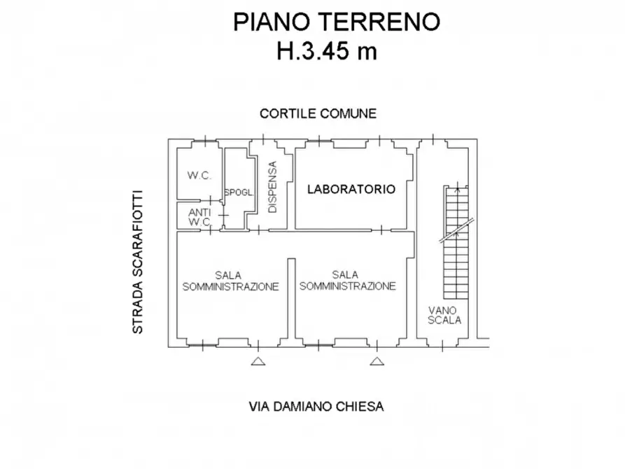 Immagine 45 di Negozio in vendita  in Via Damiano Chiesa 61 a Torino