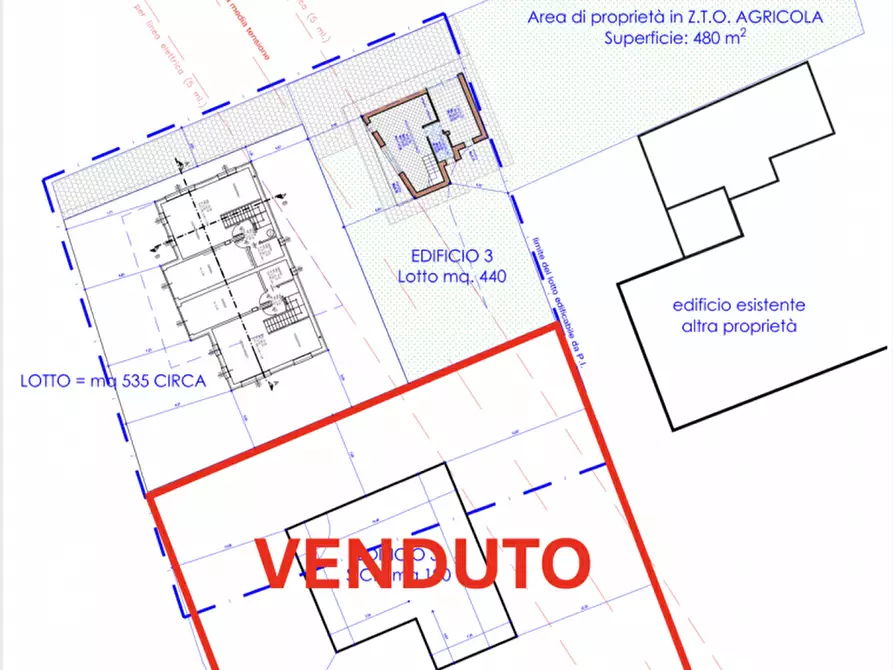 Immagine 7 di Terreno in vendita  in Via Monterua a Brugine