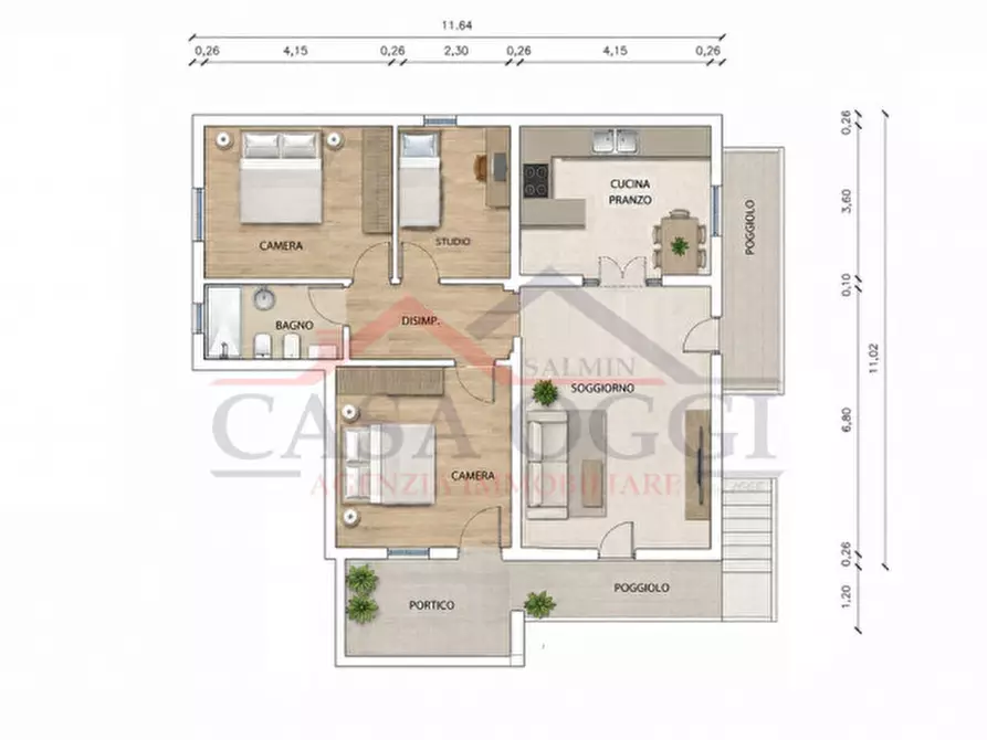 Immagine 19 di Casa bifamiliare in vendita  in Via Fontane a Cervarese Santa Croce