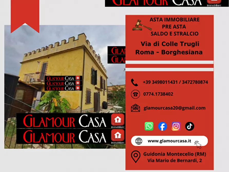 Immagine 1 di Appartamento in vendita  in Via di Colle Trugli a Roma