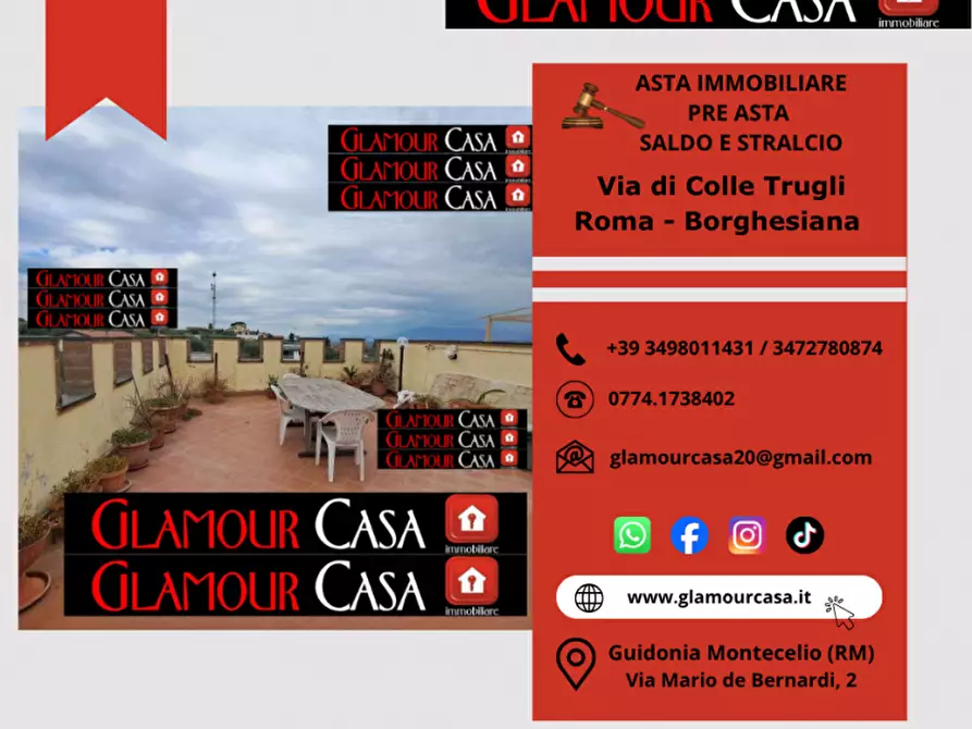 Immagine 2 di Appartamento in vendita  in Via di Colle Trugli a Roma