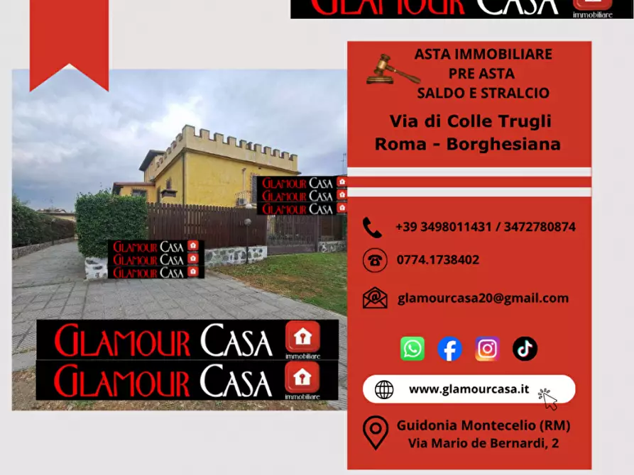 Immagine 3 di Appartamento in vendita  in Via di Colle Trugli a Roma