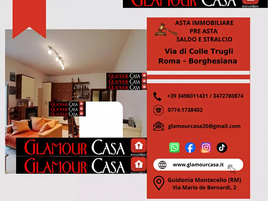 Immagine 4 di Appartamento in vendita  in Via di Colle Trugli a Roma