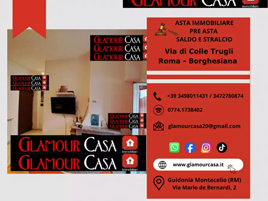 Immagine 5 di Appartamento in vendita  in Via di Colle Trugli a Roma