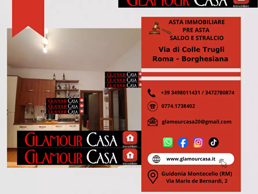 Immagine 6 di Appartamento in vendita  in Via di Colle Trugli a Roma