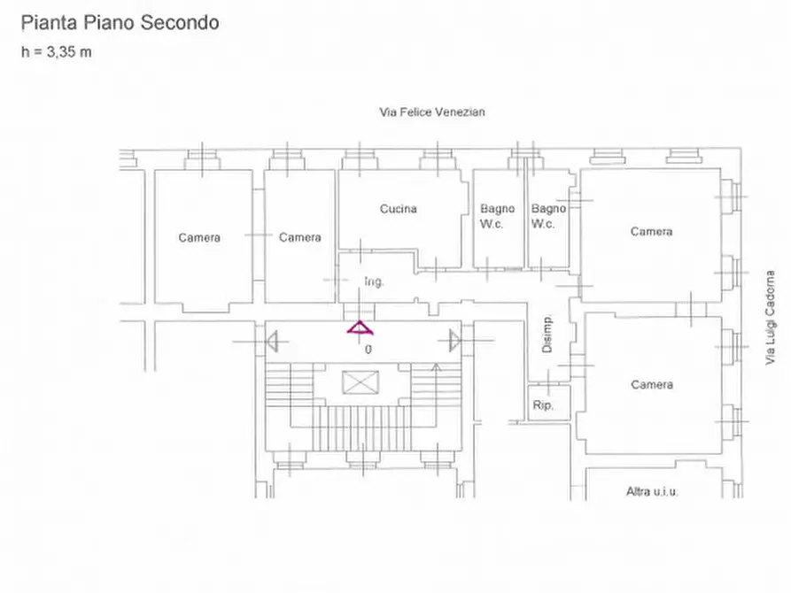 Immagine 20 di Appartamento in affitto  in Via Felice Venezian 1 a Trieste