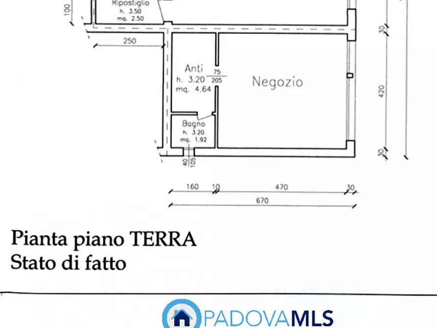 Immagine 12 di Negozio in vendita  in Via Luigi Pierobon a Padova