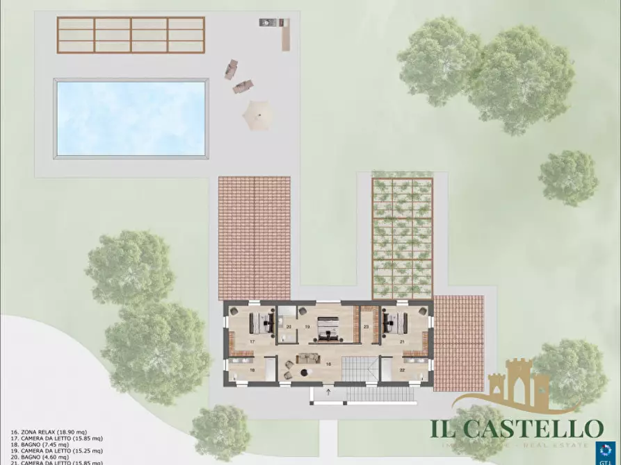 Immagine 16 di Rustico / casale in vendita  a Castiglione Del Lago