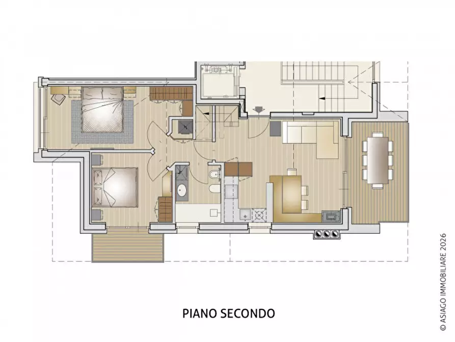Immagine 22 di Appartamento in vendita  in Via Giacomo Leopardi a Asiago