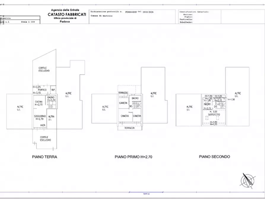 Immagine 28 di Casa trifamiliare in vendita  in Via Toscanini a Mestrino