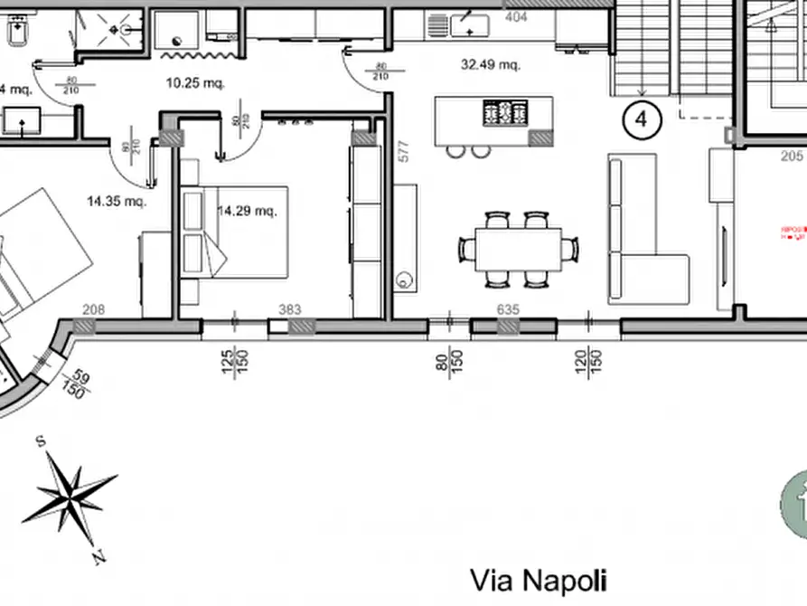 Immagine 1 di Appartamento in vendita  in via Napoli 5 a Carpi