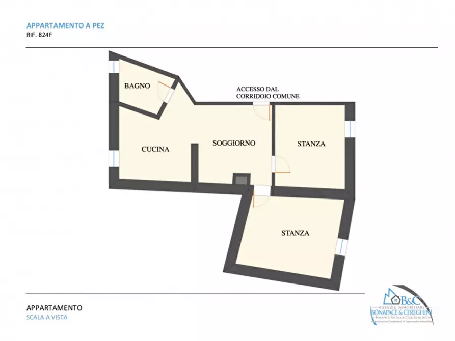 Immagine 15 di Appartamento in vendita  in Frazione Pez a Tre Ville