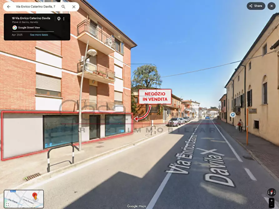 Immagine 1 di Negozio in vendita  in Via Enrico Caterino Davila a Piove Di Sacco