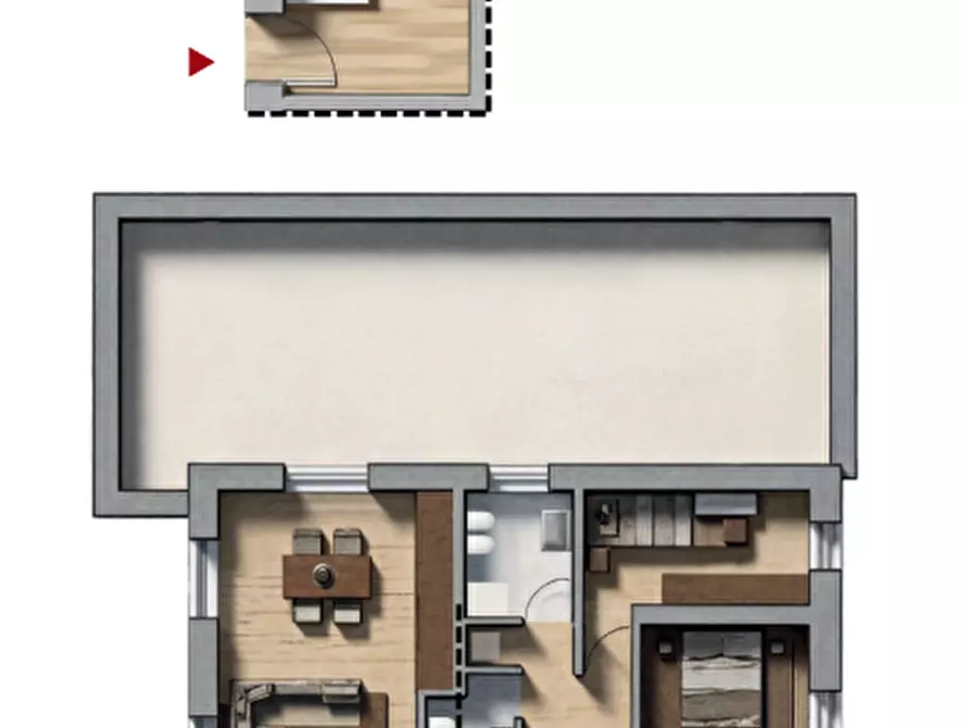Immagine 5 di Appartamento in vendita  in Viale Astichello, 139 a Vicenza