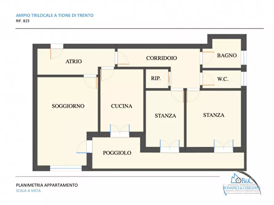 Immagine 11 di Appartamento in vendita  in Via Presanella a Tione Di Trento