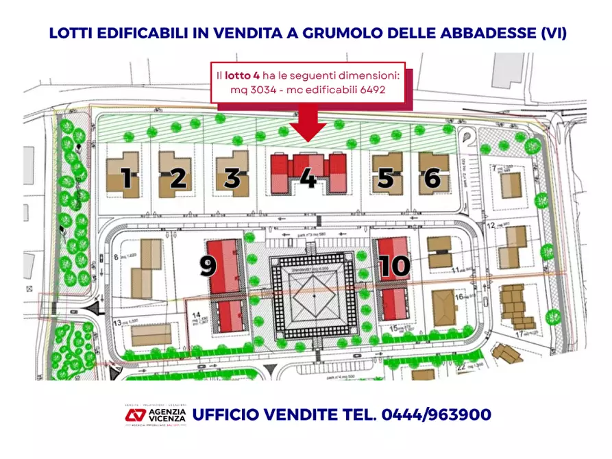 Immagine 1 di Terreno in vendita  in Via Camisana a Grumolo Delle Abbadesse