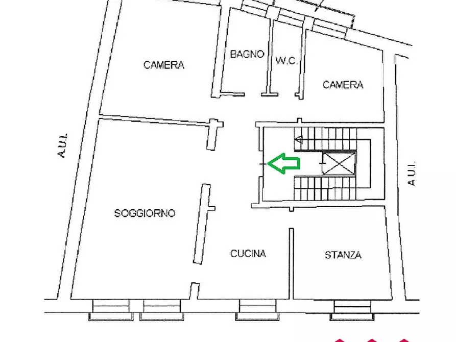 Immagine 15 di Appartamento in vendita  in Contrà della Catena 20 a Vicenza