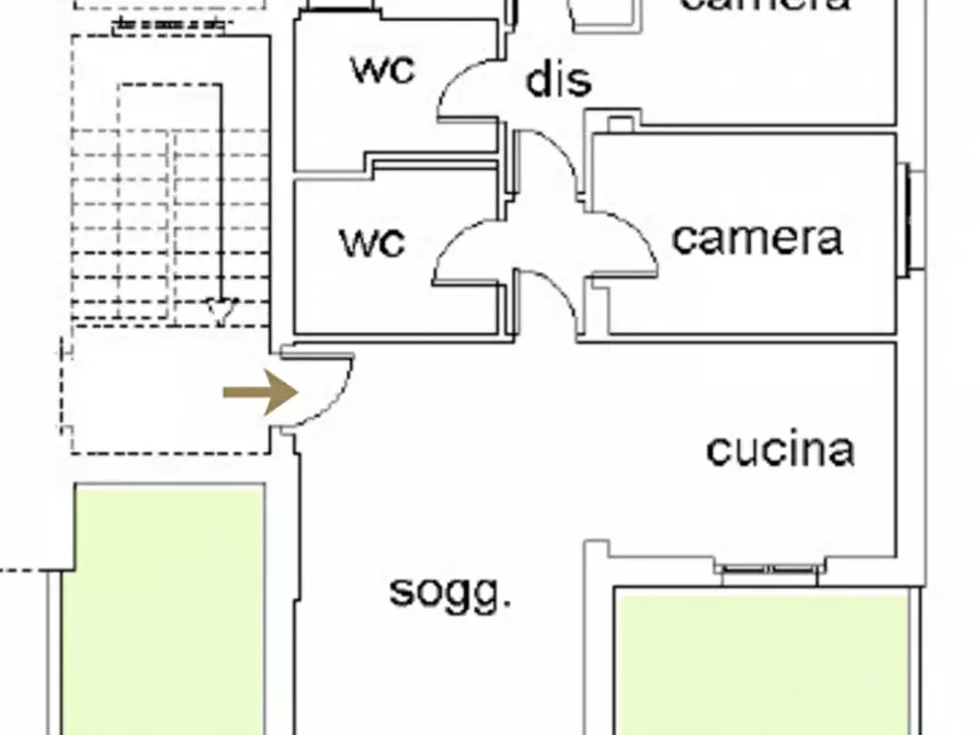 Immagine 52 di Attico in vendita  in Via Treviso 29g a Foligno