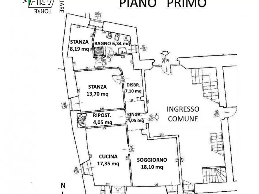 Immagine 38 di Appartamento in vendita  in Ton, piazza Francesco Guardi a Ton
