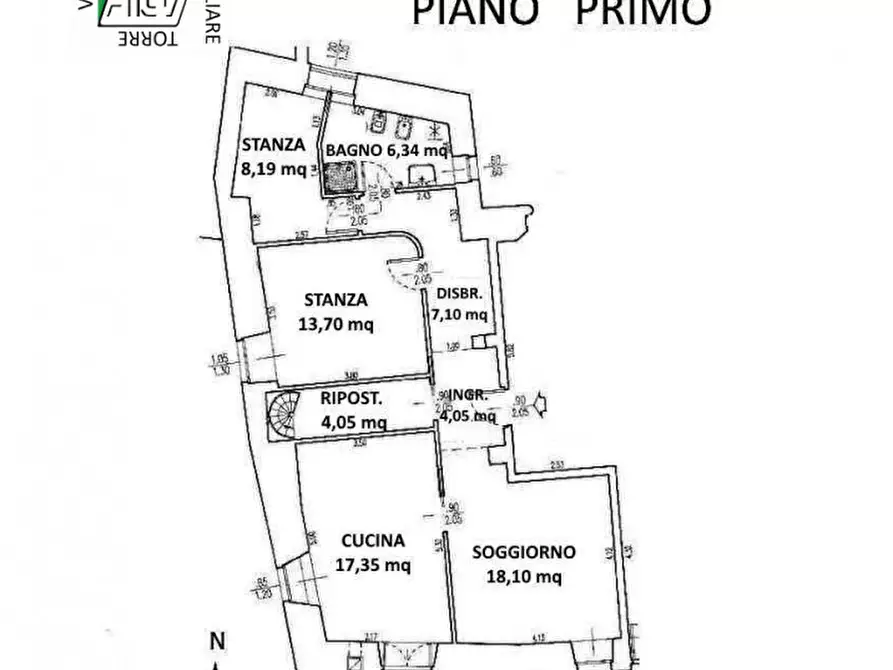 Immagine 38 di Appartamento in vendita  in Ton, piazza Francesco Guardi a Ton