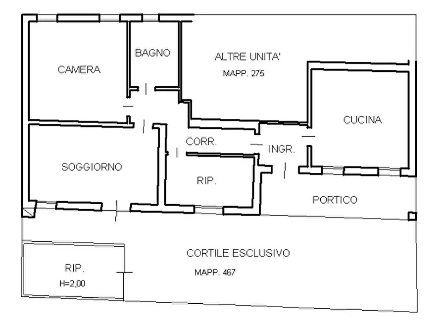 Immagine 32 di Casa trifamiliare in vendita  a Padova
