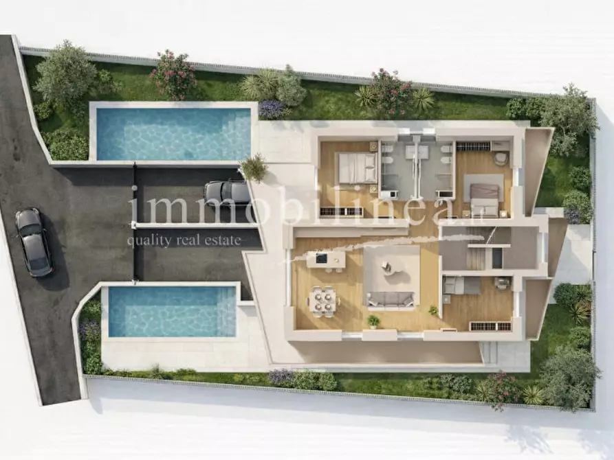 Immagine 7 di Casa bifamiliare in vendita  in VICOLO CASARA n. 12 Piano 1 a Lazise