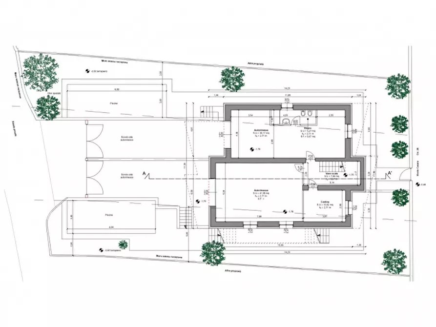 Immagine 19 di Casa bifamiliare in vendita  in VICOLO CASARA n. 12 Piano 1 a Lazise