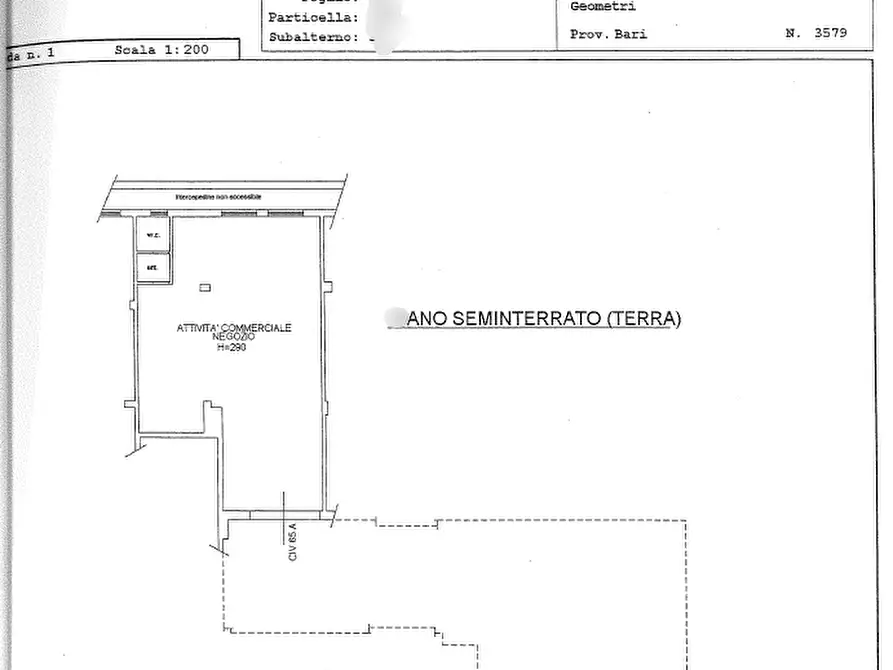 Immagine 3 di Negozio in vendita  in Via Treviso a Altamura
