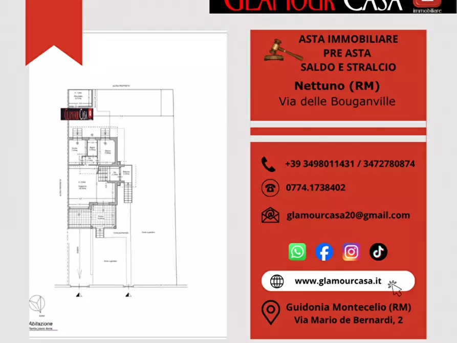Immagine 6 di Villa in vendita  in Viale delle Bougainvillae a Anzio