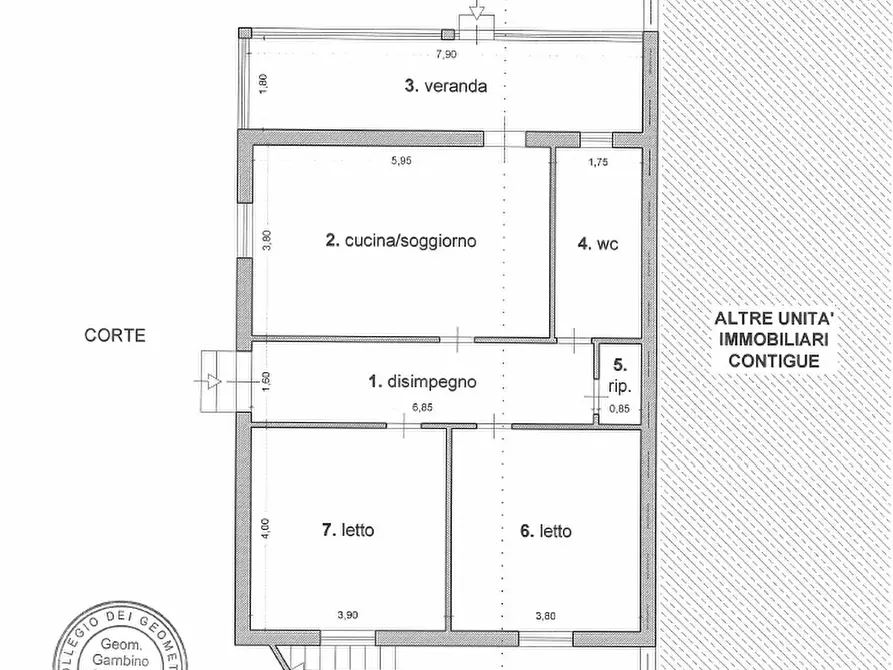 Immagine 23 di Villetta a schiera in vendita  in Via Alloro, 8 a Carini