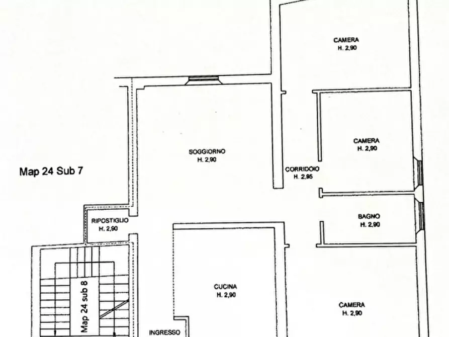 Immagine 17 di Appartamento in vendita  in Via Giovanni Papa XXIII a Ferrara